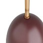 Потолочный светильник Arteriors Wade, бордовый и античная латунь — фото 4