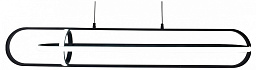 10255/3LED Escada Orbital подвесной светильник вытянутый прямоугольный