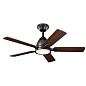 44" Arvada Fan Anvil Iron люстра-вентилятор 330090AVI Kichler — фото 4