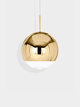 Подвесной светильник Tom Dixon Mirror Ball Large - Золотой зеркальный Поликарбонат
