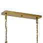 Morrigan 40" 8 Light Linear Chandelier Natural Brass люстра 42497NBR Kichler — фото 4