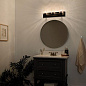 Amity 23 Inch 3 Light Vanity Light with Clear Seeded Glass Black настенный светильник 37489 Kichler — фото 2