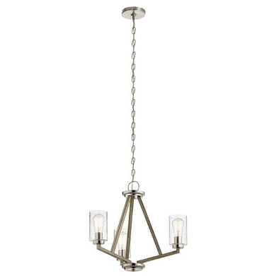 Deryn 18.25" 3 Light Pendant Distressed Antique Grey подвесной светильник 43037DAG Kichler