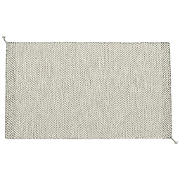 ковер полиэстеровый кремовый 85x140 см