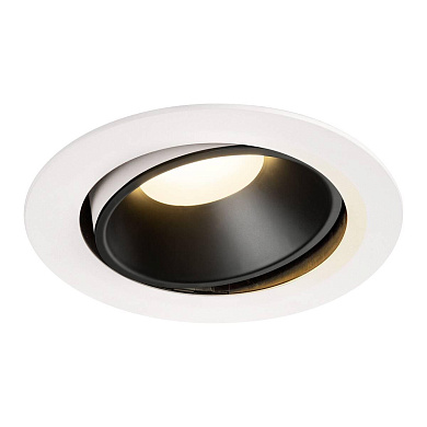 1003739 SLV NUMINOS® MOVE XL DL светильник встраиваемый 1050мА 37.4Вт с LED 3000K, 3300лм, 55°, белый/черный