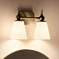 Cosabella 15" 2 Light Vanity Light with Satin Etched Case Opal Glass Champagne Bronze настенный светильник 55091CPZ Kichler — фото 2