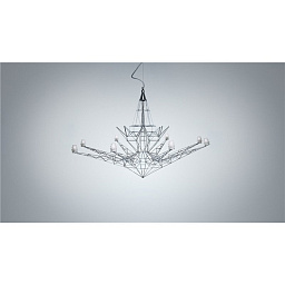 FN064007_R1-10Z Foscarini Lightweight подвесной светильник с лёгкой рамной конструкцией на тросах