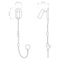 1473008 Gio Astro lighting светильник для чтения матовый белый — фото 5
