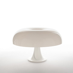 0056010A Artemide Nesso настольная лампа с гладким куполообразным плафоном на короткой ножке