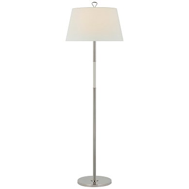 Торшер Visual Comfort Griffin, никель и кожа AL1000PN/PAR-L