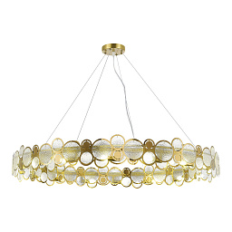 SL6133.303.16 ST-Luce Svotch подвесной светильник с кольцевым корпусом из латунных дисков