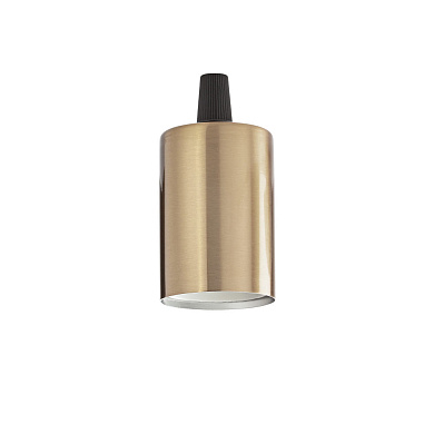 249247 Ideal Lux PORTALAMPADA E27 LISCIO OTTONE lampholder