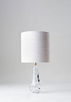 Clear shown with 11 Top Hat in Natural Linen with Cream Card lining