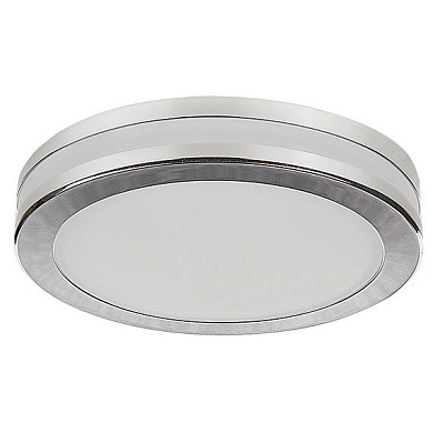 встраиваемый потолочный светильник хром