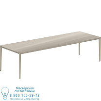 СТОЛ U-NITE 300X100 СМ, ПЕСОЧНЫЙ, С КЕРАМИЧЕСКОЙ СТОЛЕШНИЦЕЙ ЦВЕТА СЕРО-СЕРЫЙ Royal Botania