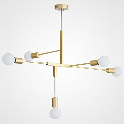 FITMENTS01 Imperiumloft Fitments потолочный светильник на штанге с декоративной вставкой из металла