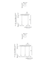 SPEERS S2/L: SPEERS S2/3 CANOPY + 2 x SPEERS SINGLE L; SPEERS S3/L: SPEERS S2/3 CANOPY + 3 x SPEERS SINGLE L