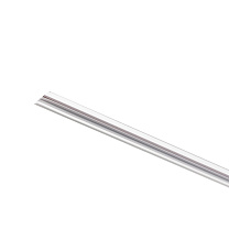 TRACK white triphasic recessed 1m
