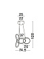 7272801 FOLIGNO Novaluce светильник LED 39W 2340Lm 3000K IP20