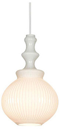 LSP-8516 Lussole Monroe подвесной светильник с фигурным плафоном белого цвета