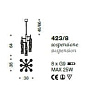 IDL Bamboo 423/8 Rame потолочная люстра