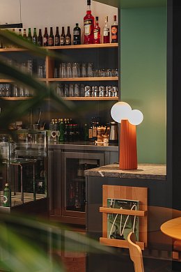 Настольная лампа Milan Iluminacion Land 43, терракота