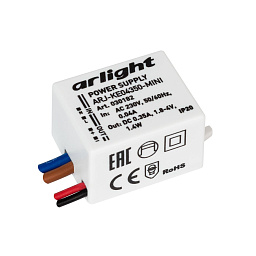 030182 Arlight LED драйвер ARJ-KE04350-MINI (1.4W, 350mA)