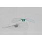 L0020114 VERTIGO Petite Friture Большой подвесной светильник в виде лепестков изумрудный лимитированный — фото 1