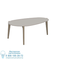 СТОЛИК TEA TIME 100X60CM H40 ПЕСОЧНО-КЕРАМИЧЕСКИЙ ЖЕМЧУЖНО-СЕРЫЙ Royal Botania