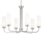 Truby 6 Light Chandelier Polished Nickel люстра 52480PN Kichler — фото 7