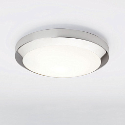 1129001 Astro lighting Dakota потолочный светильник круглый корпус хромированный с матовым рассеивателем