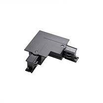 Black right “L” connector with frame