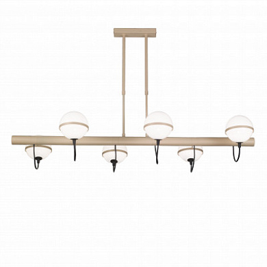 Metal Lux Giro SP 6L Linear линейный подвесной светильник белый; шампань 280.506.02
