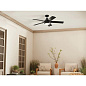 52" Tide 5 Blade LED Outdoor Ceiling Fan Satin Black уличная люстра-вентилятор 310075SBK Kichler — фото 3