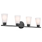 Stamos 26" 4 Light Vanity Light Black настенный светильник 55122BK Kichler