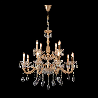 Люстра Crystal Lux ELIZABETH SP8+4 BRASS