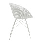 0583603 Kartell Matrix Уличное кресло, белое — фото 1