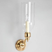 WB0007.BR.EU Seaton Bathroom Storm Wall Light, Brass