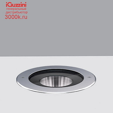 E154 Light Up iGuzzini Recessed floor luminaire Earth D=250 mm - Neutral White - Super Spot Optic - DALI
