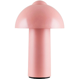 494116 Globen Lighting Buddy переносная настольная лампа с полусферическим плафоном розового цвета