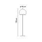 748024/15 Vibia Knit Ø 45 x 178 см - 7480 напольный светильник — фото 1