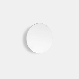 328553 Ideal lux Punto уличный настенный светильник белого цвета с дисковым корпусом IP54