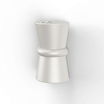 Duo N° 1; Toughened clear glass GU10 PAR16 LED 23W; Pure white