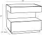 5649 Geron End Table Arteriors боковой стол — фото 10