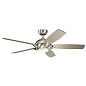 54" Geno Fan Brushed Stainless Steel люстра-вентилятор 330001BSS Kichler — фото 1