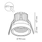 Встраиваемый светильник SPACE M 11.30 WW Led Techology — фото 1