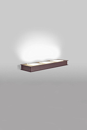 F38G03 Satin-finish burnished Fabbian Quarter настенный прожектор бронзового оттенка с поворотным корпусом