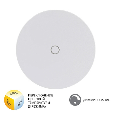 уличный фасадный светильник с белым корпусом