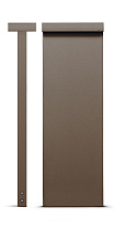 Look боллард двусторонний H. 870mm бронза 2700 K 23 Вт