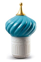 Ароматическая свеча в фарфоровой башенке Turquoise Spire Lladro 01040157